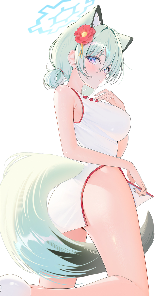 This is a pixiv picture whose title is 💚.