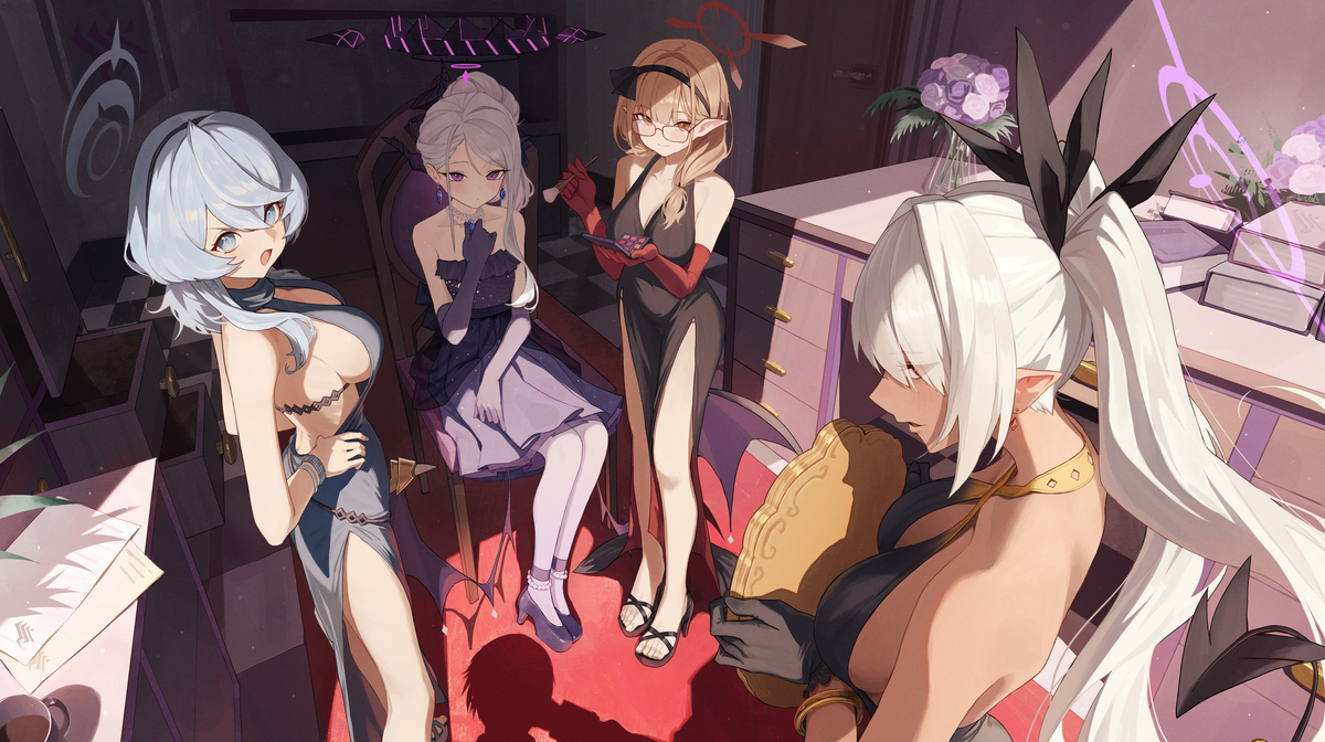 This is a pixiv picture whose title is 百日绘 day11 风纪委员会.