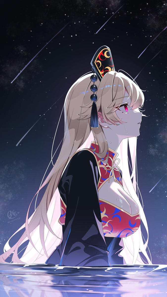 This is a pixiv picture whose title is 純狐.