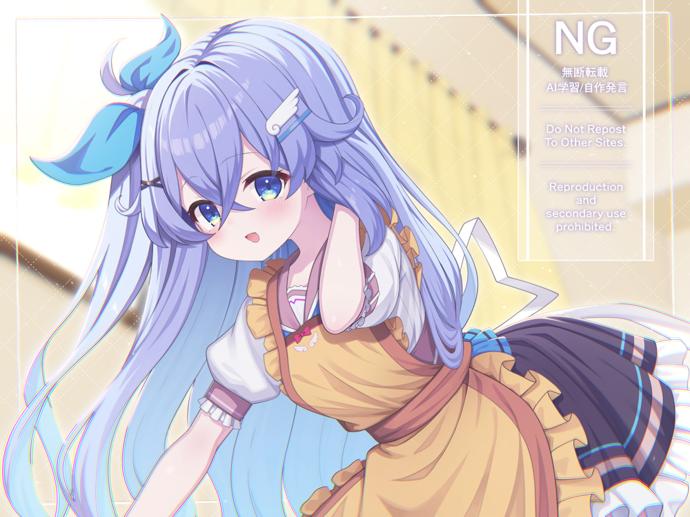 This is a pixiv picture whose title is 涼花【Skeb】.