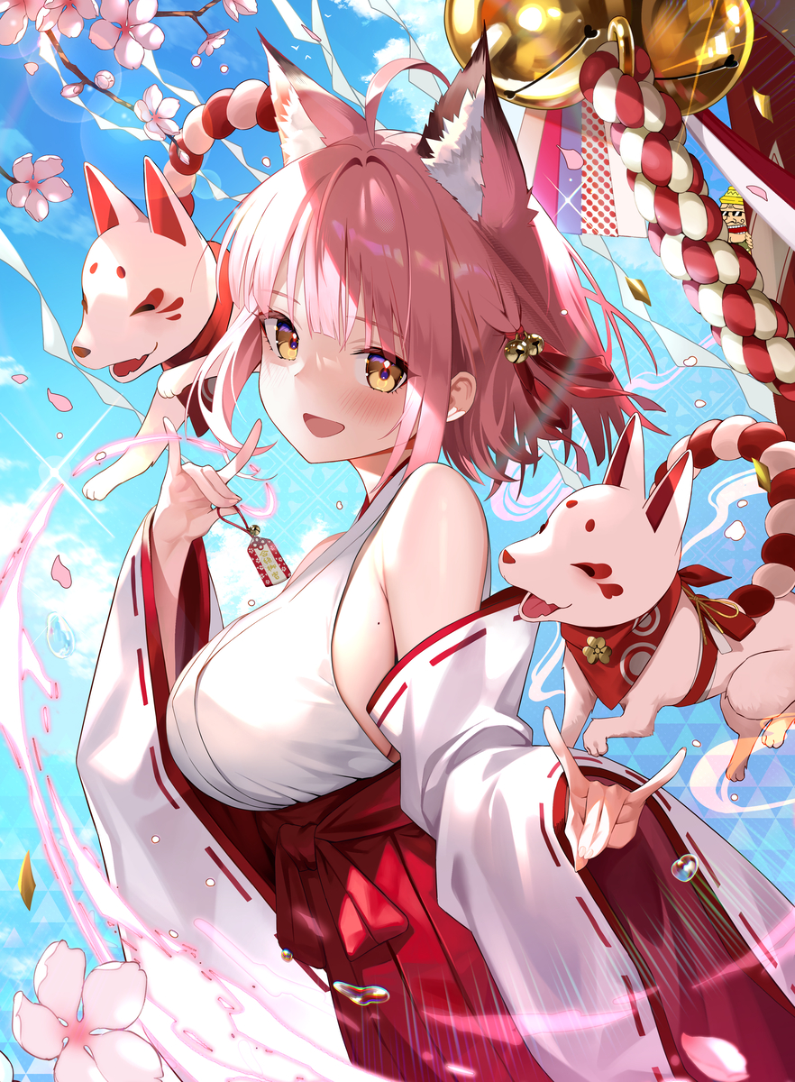 This is a pixiv picture whose title is 🦊จอมเวทย์ กาลู🦊.