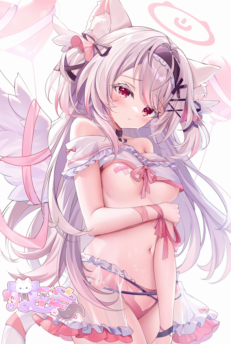 This is a pixiv picture whose title is 💕.