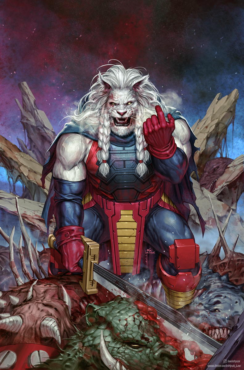 This is a pixiv picture whose title is Invincible: Battle Beast #4.