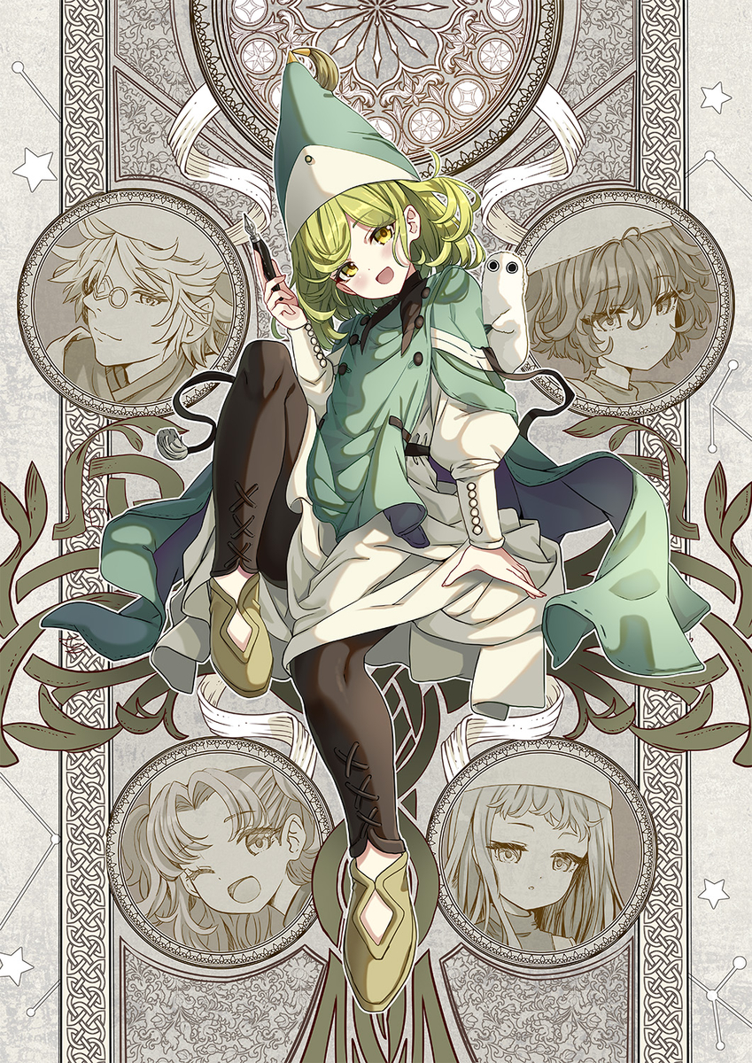 This is a pixiv picture whose title is Witch Hat Atelier.