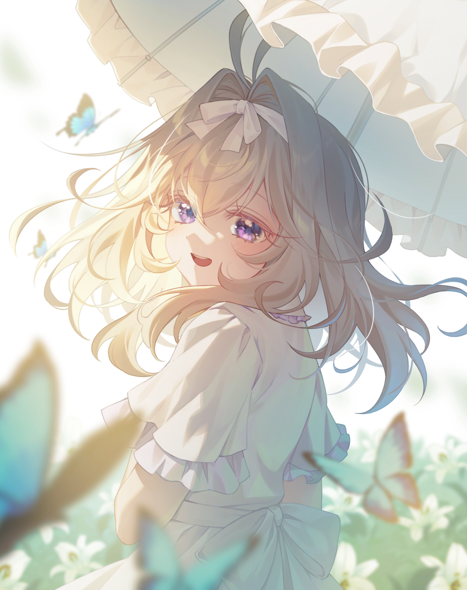 This is a pixiv picture whose title is 白るるか.