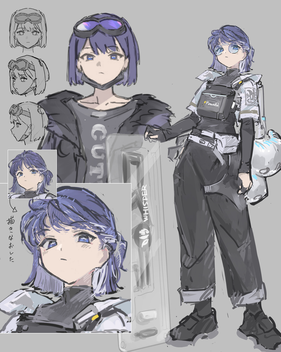 This is a pixiv picture whose title is アンドレアナ　練習.