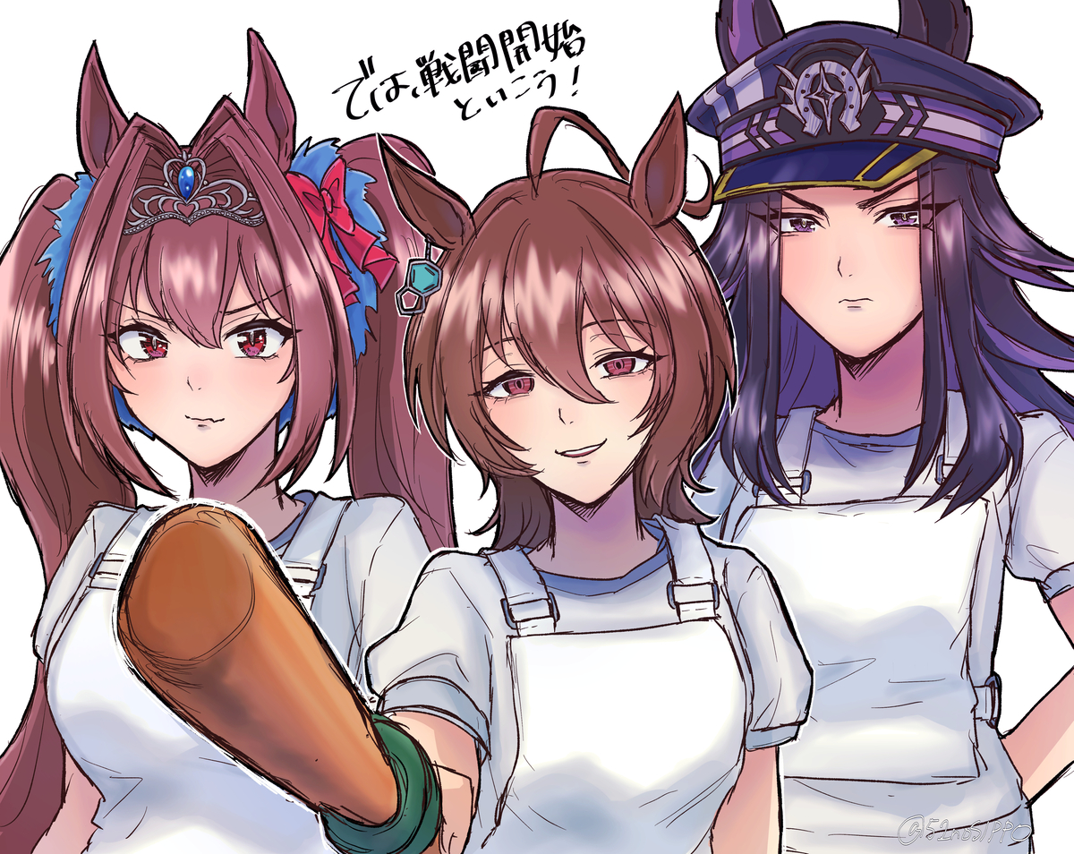 This is a pixiv picture whose title is 白組！.