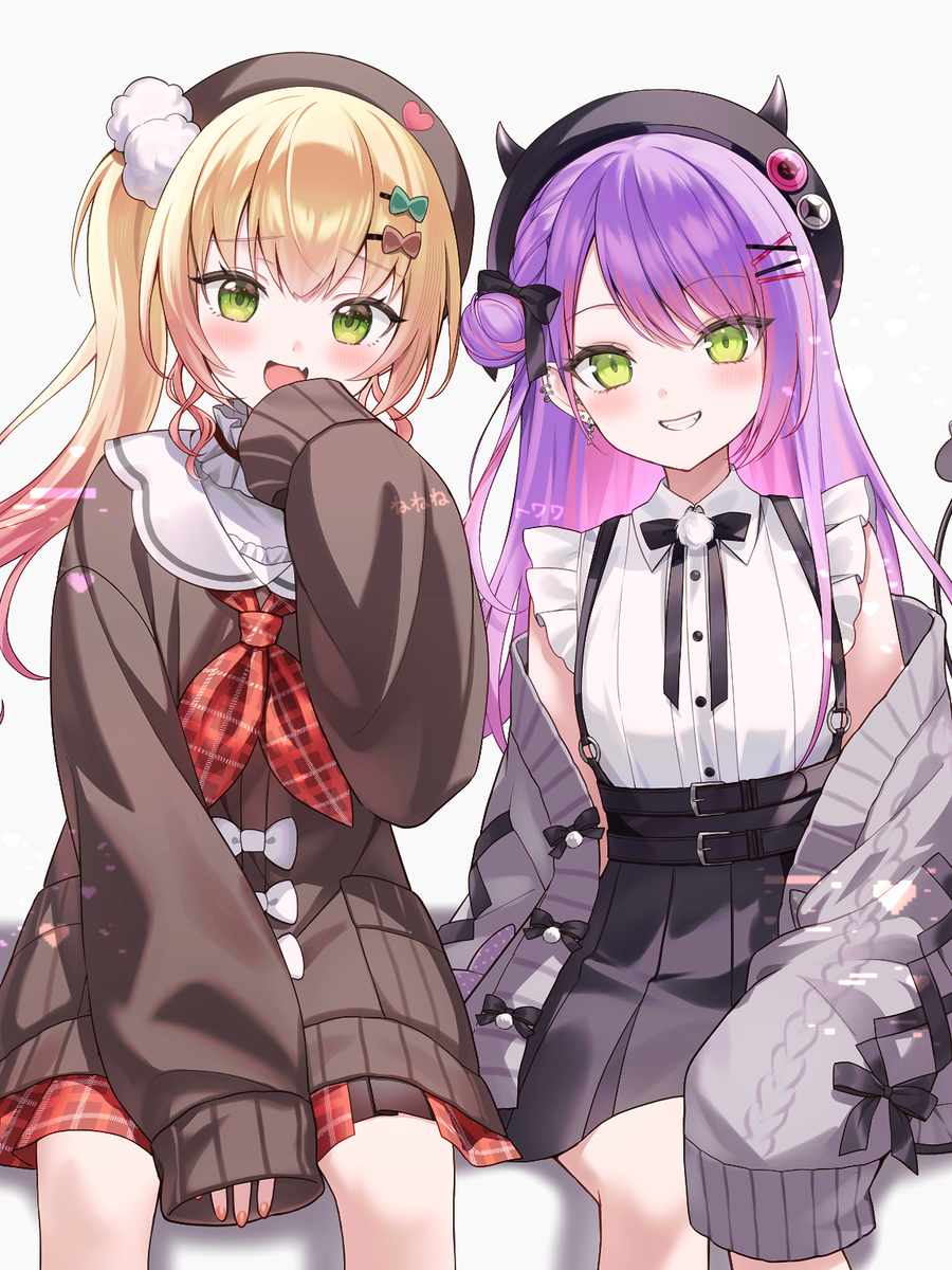 This is a pixiv picture whose title is ねねねトワワ.