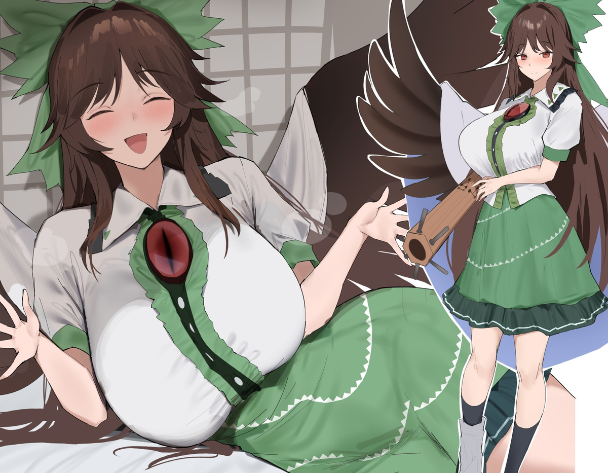 This is a pixiv picture whose title is oku.