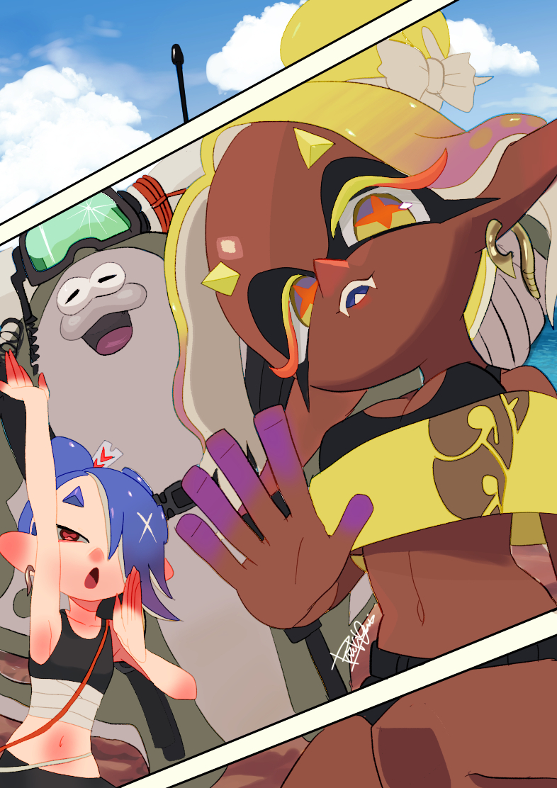 This is a pixiv picture whose title is レイダースすりみ連合まとめ.