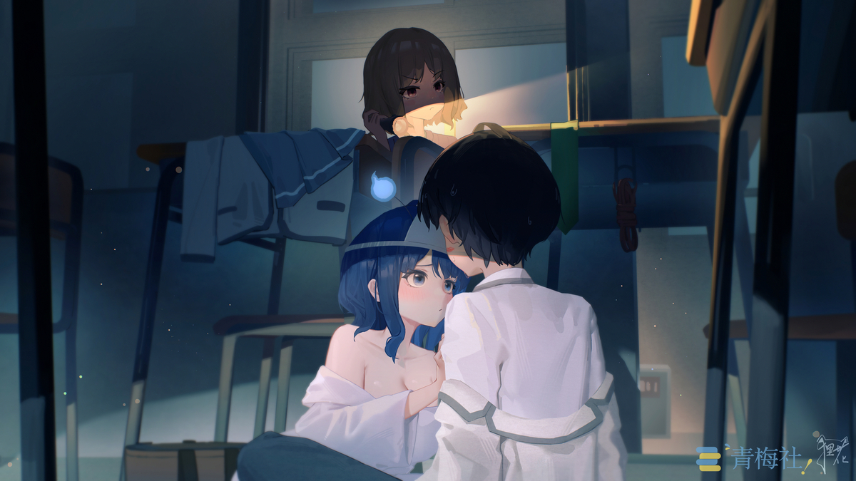 This is a pixiv picture whose title is 好不容易偷吃一把.