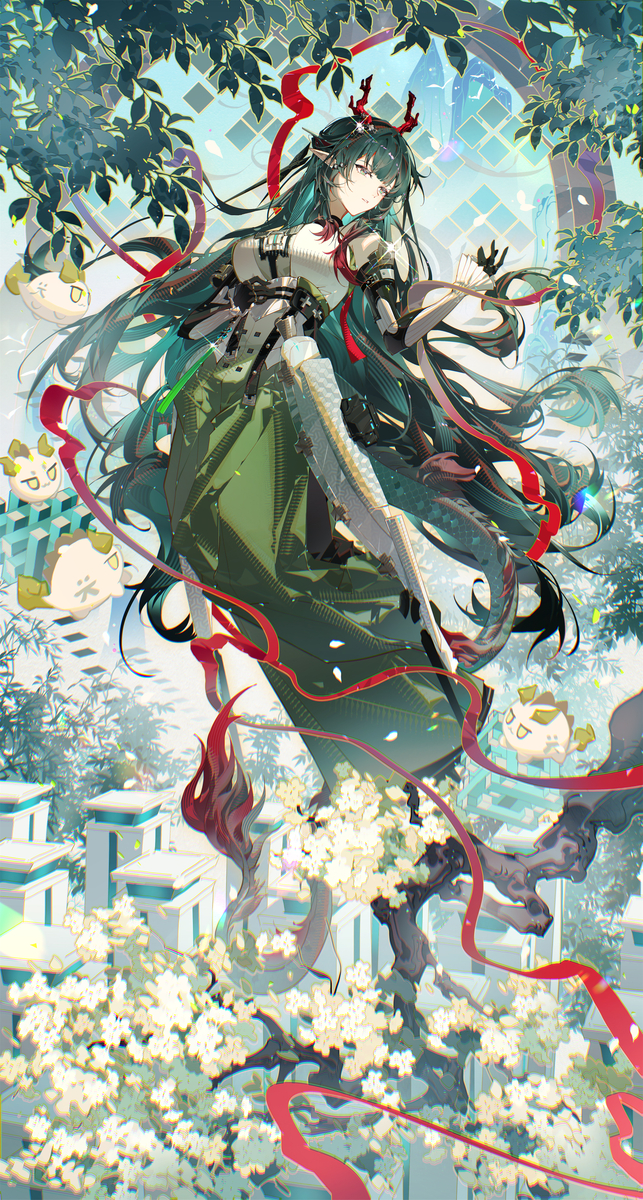 This is a pixiv picture whose title is 冬去春来.