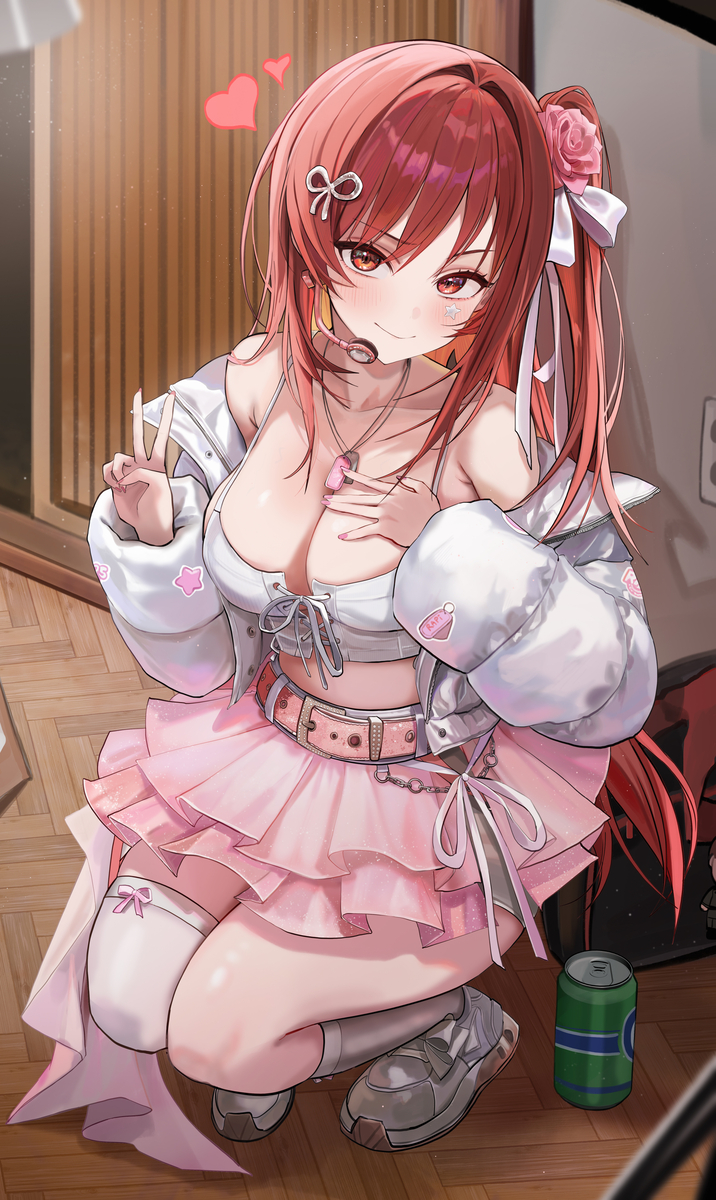This is a pixiv picture whose title is 指揮官、私は準備ができています。.