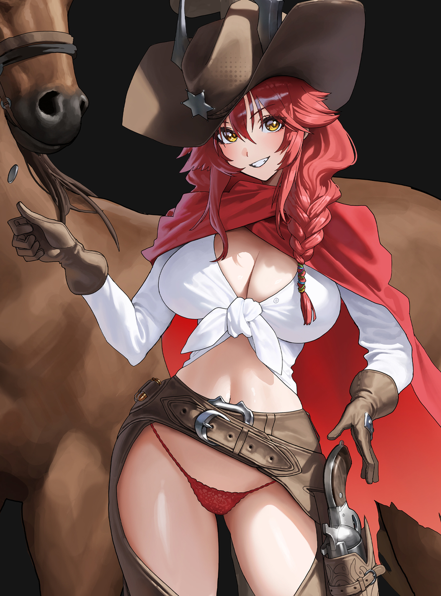 This is a pixiv picture whose title is redhood.
