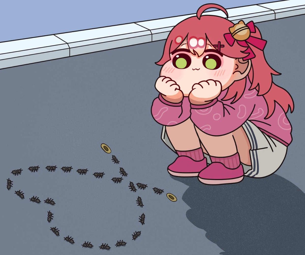This is a pixiv picture whose title is みこちの地獄ワクワク島.