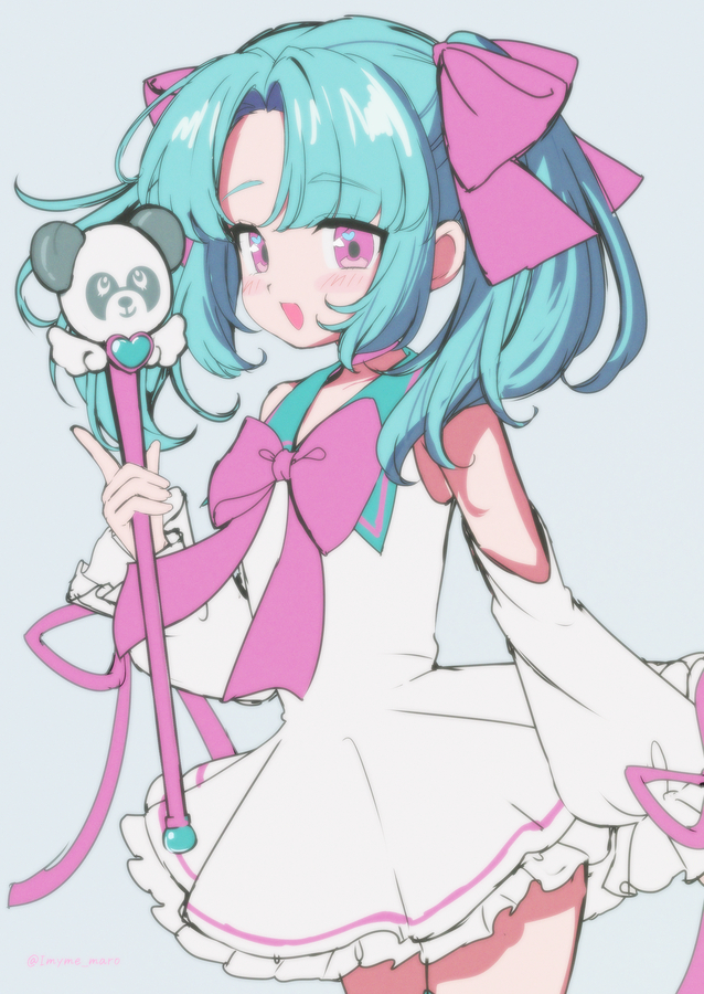 This is a pixiv picture whose title is 魔法少女きゃんでぃ☆すとりっぱー.