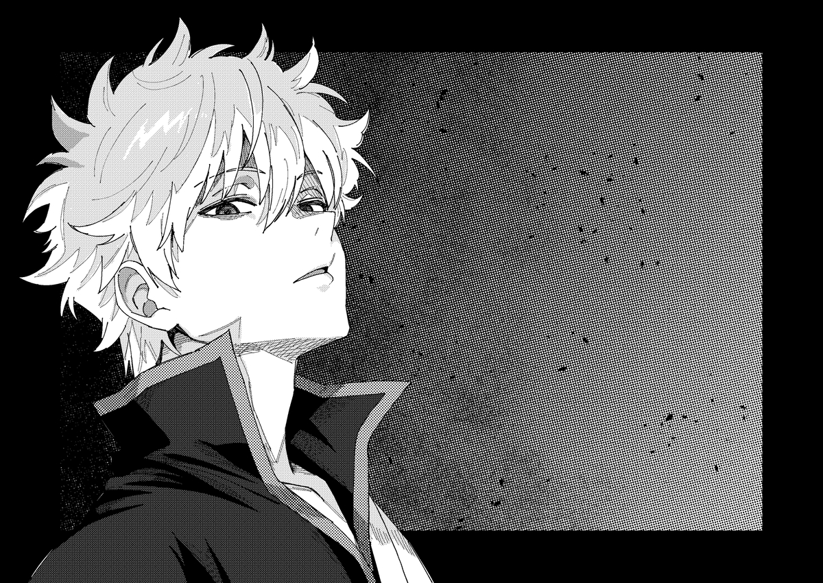 This is a pixiv picture whose title is 坂田銀時.