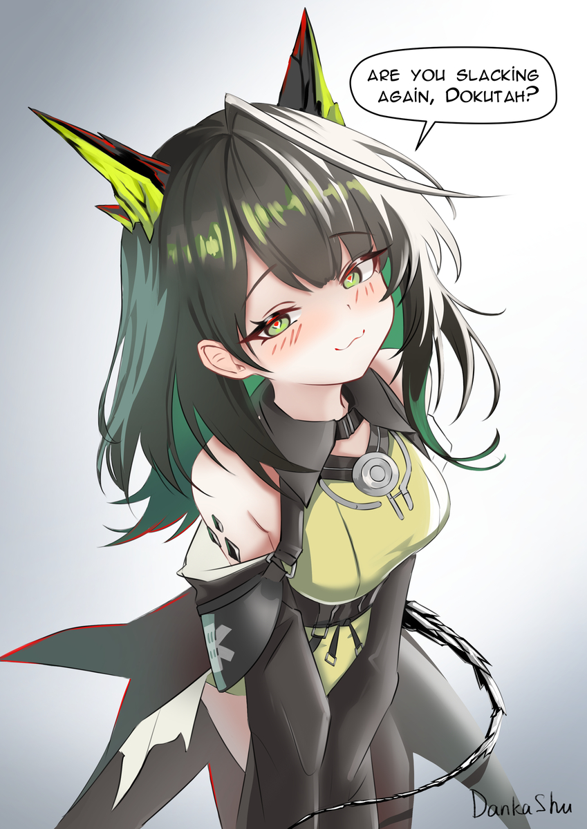 This is a pixiv picture whose title is Arknights girls.