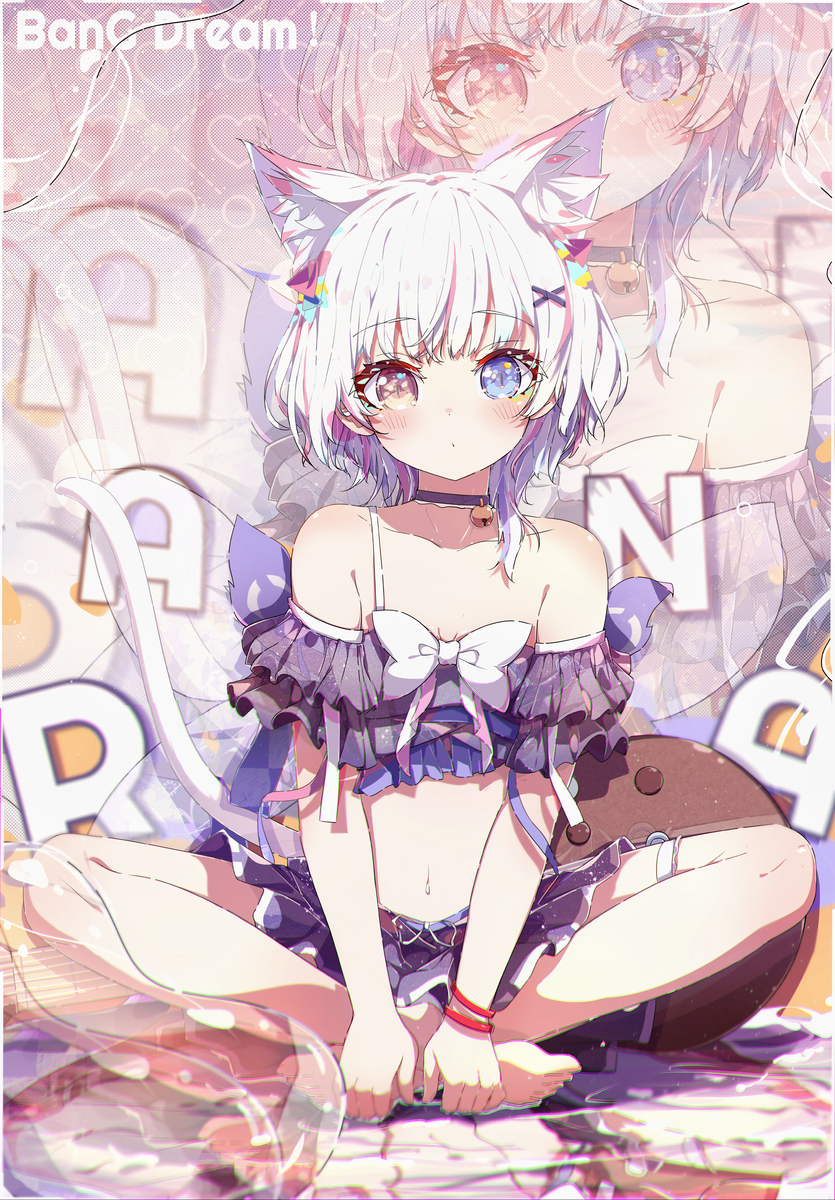 This is a pixiv picture whose title is 要楽奈 水着.