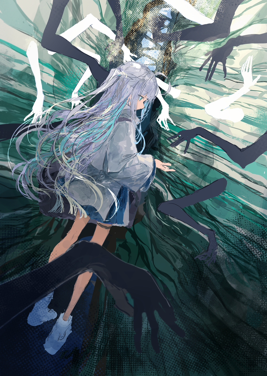 This is a pixiv picture whose title is 興味.