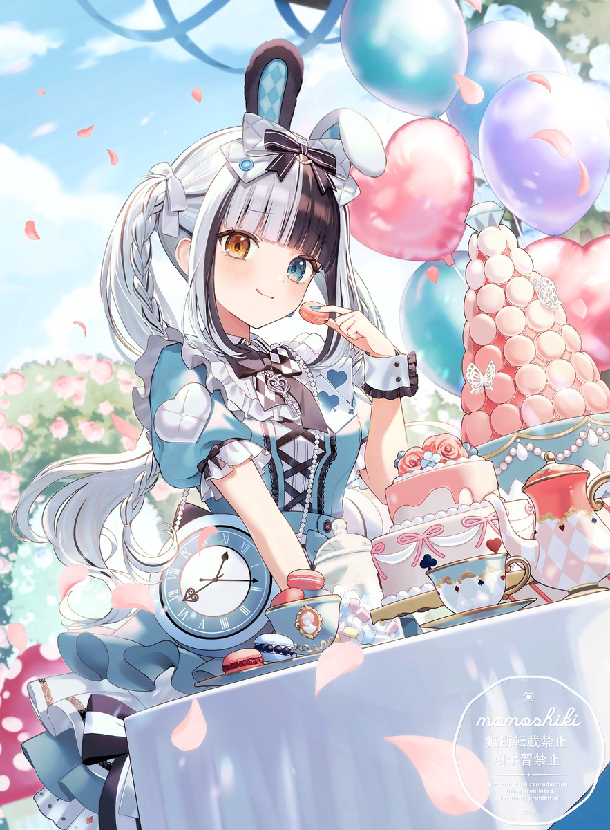 This is a pixiv picture whose title is ティーパーティー.