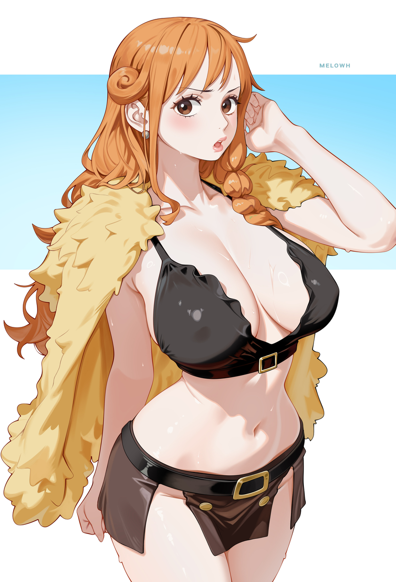 This is a pixiv picture whose title is Nami.