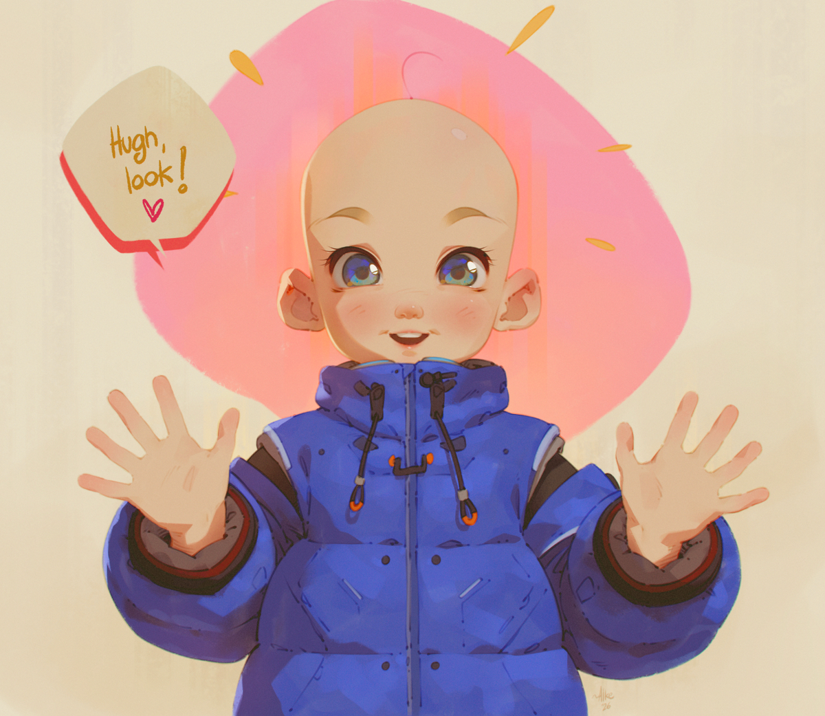 This is a pixiv picture whose title is Bald Diana.