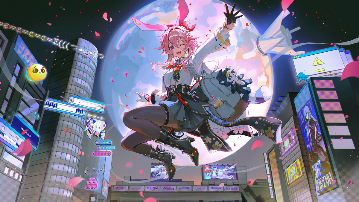 This is a pixiv picture whose title is 🦊✨.