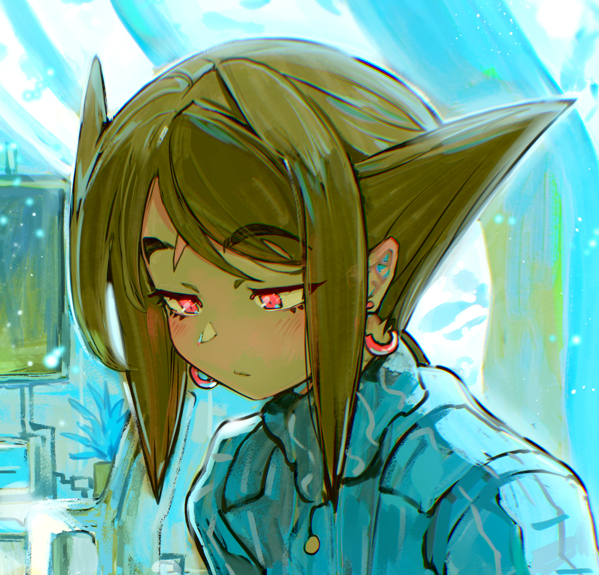 This is a pixiv picture whose title is 穏やかな日.