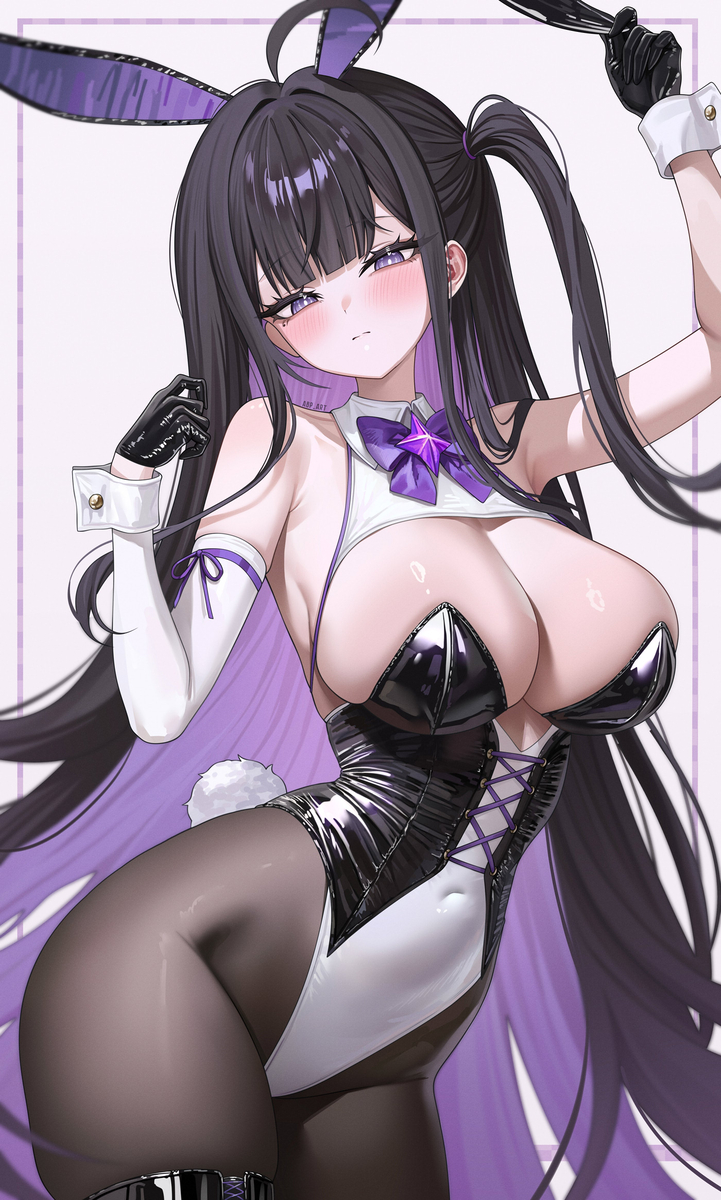 This is a pixiv picture whose title is Chitose Bunny 💜.
