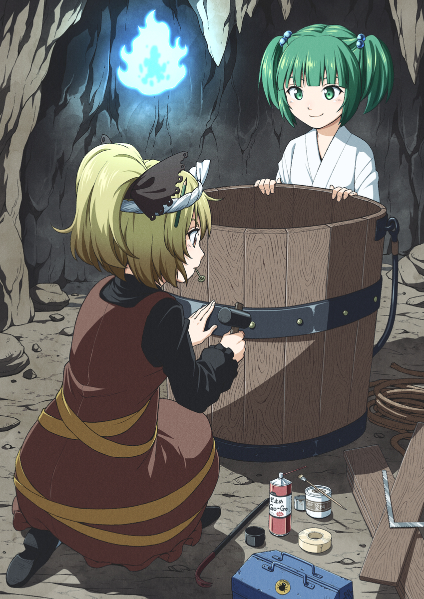 This is a pixiv picture whose title is メンテナンス.