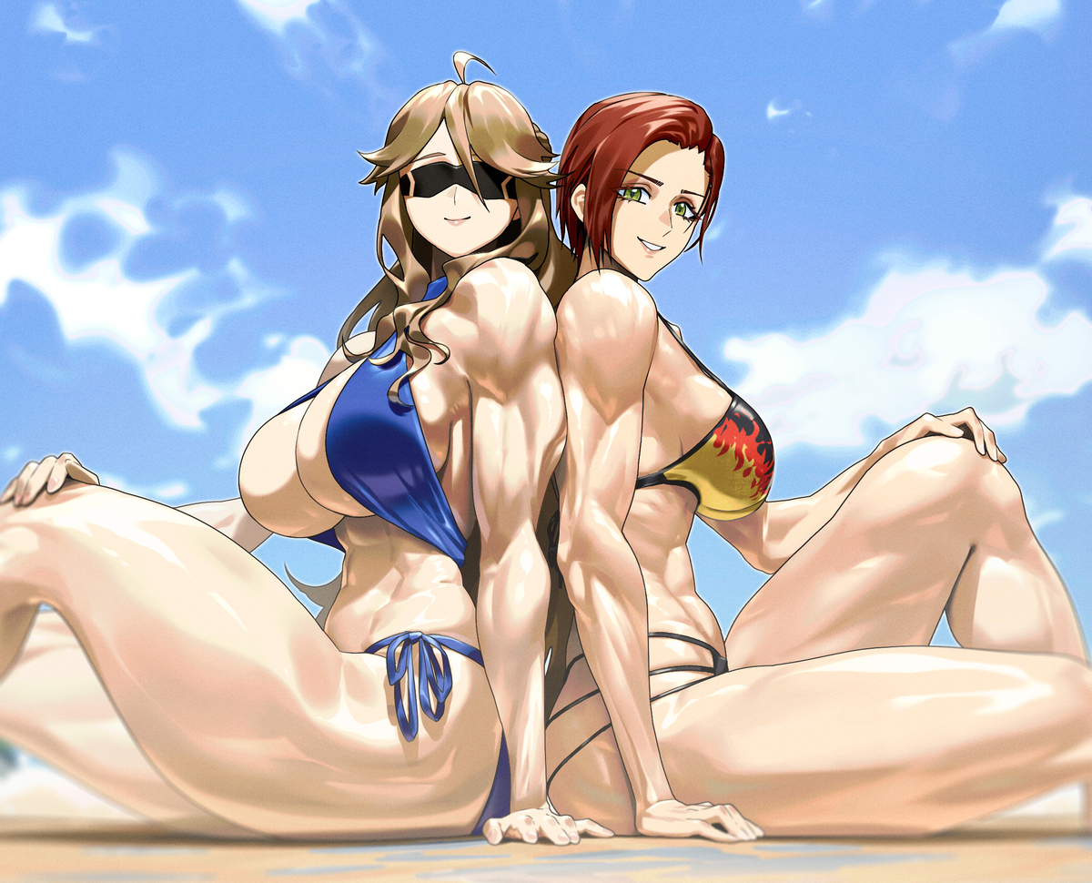 This is a pixiv picture whose title is ビキニ.