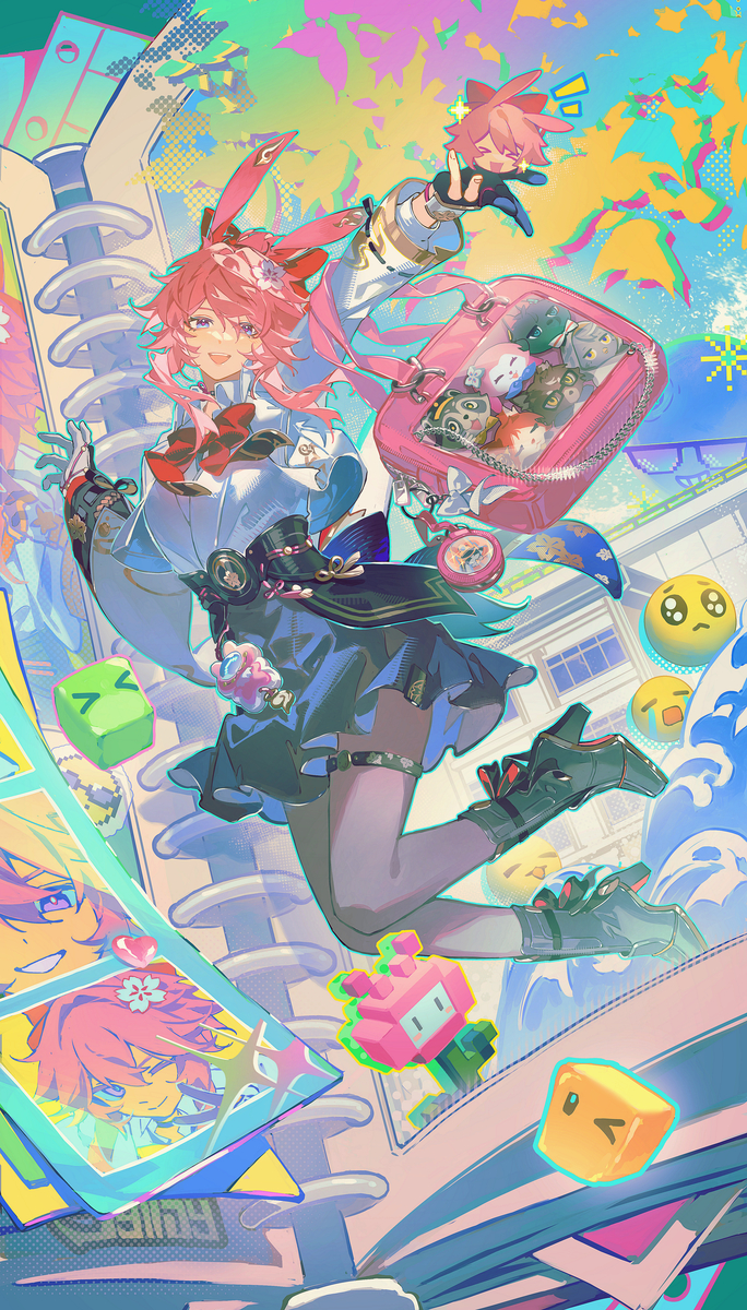 This is a pixiv picture whose title is 緋英.