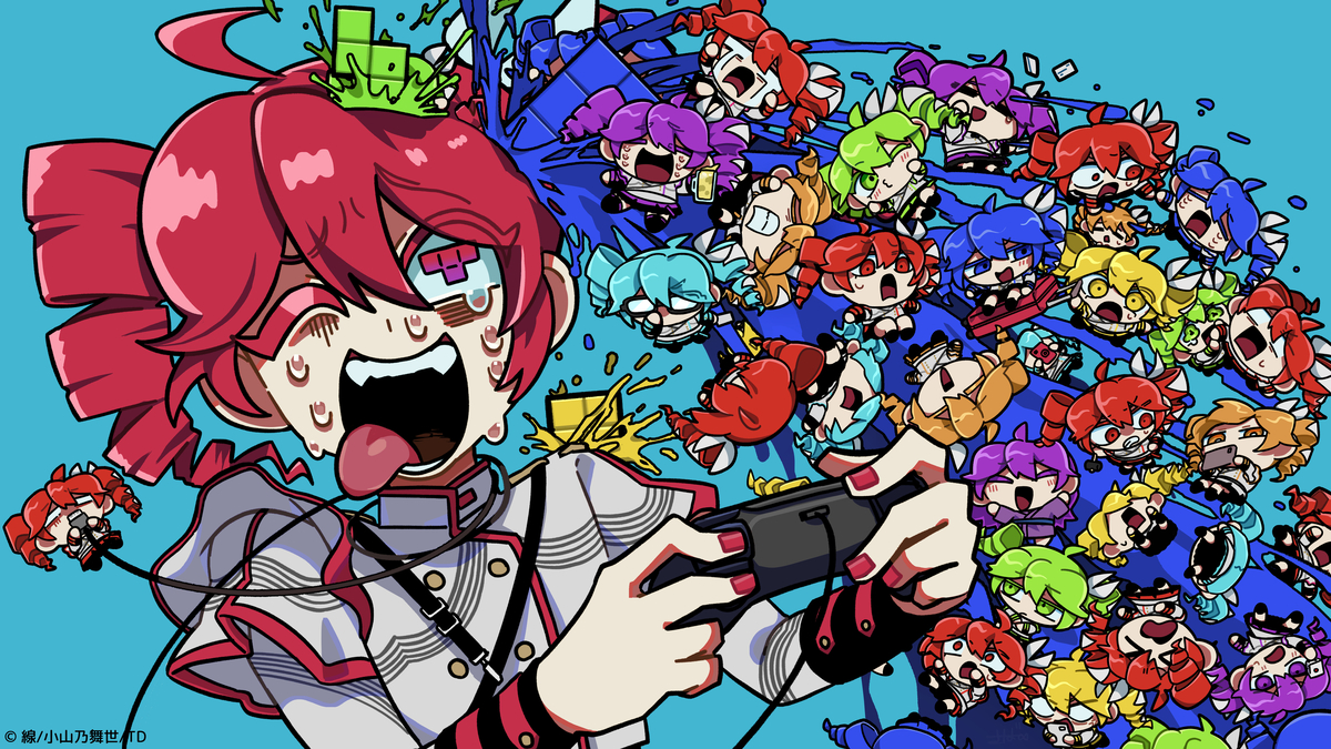 This is a pixiv picture whose title is テトリス.
