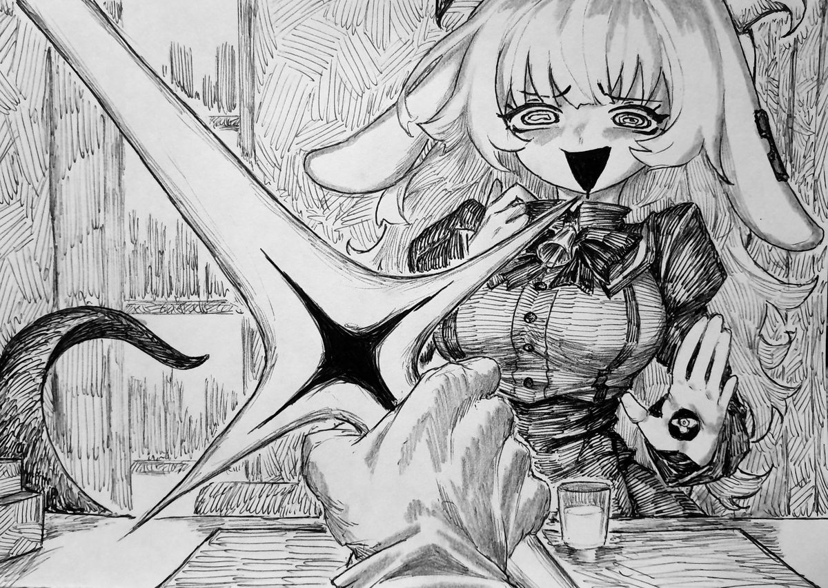 This is a pixiv picture whose title is Retrial!!.