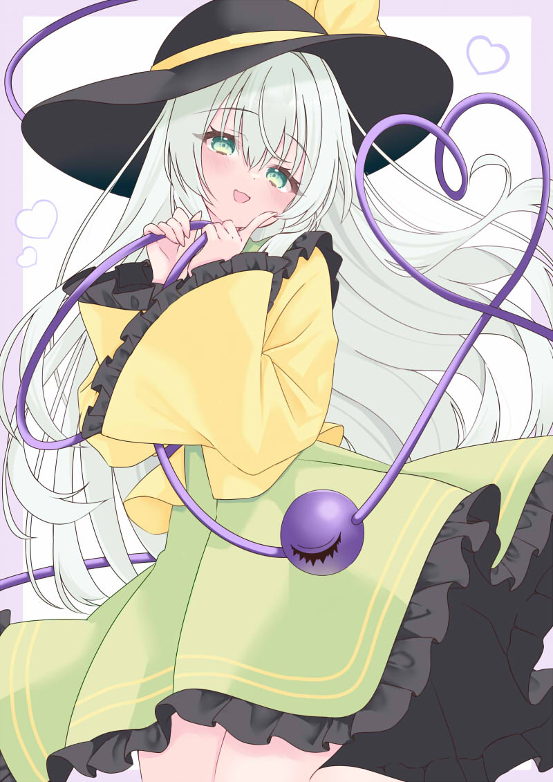 This is a pixiv picture whose title is ロングへアこいしちゃん.