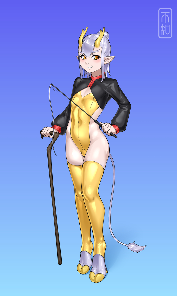 This is a pixiv picture whose title is 黄金周调教.