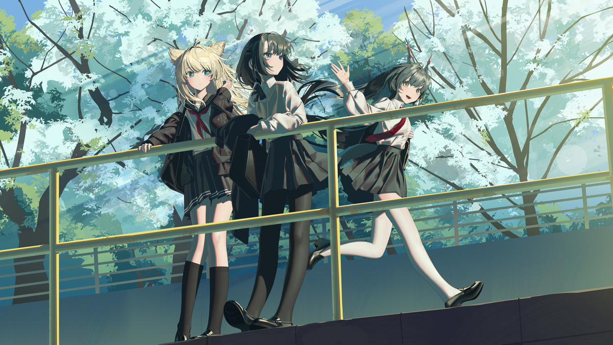 This is a pixiv picture whose title is Day-13 校园时光.