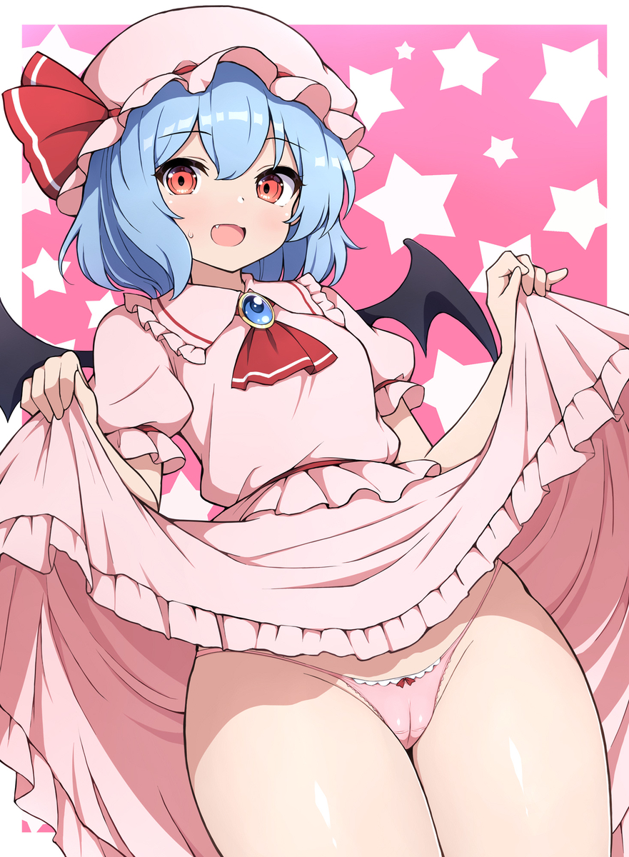 This is a pixiv picture whose title is たくし上げレミリア.