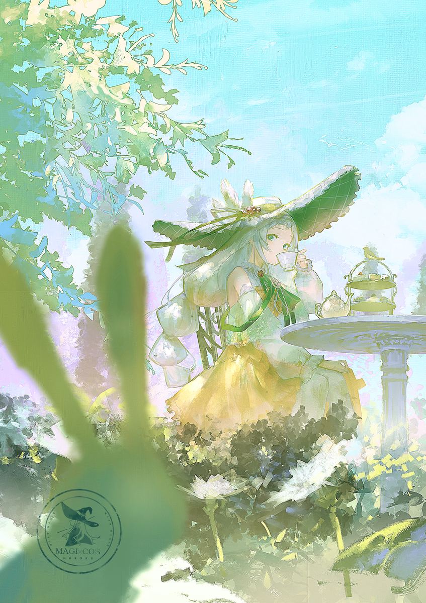 This is a pixiv picture whose title is MAGIxCOS Tea Party.