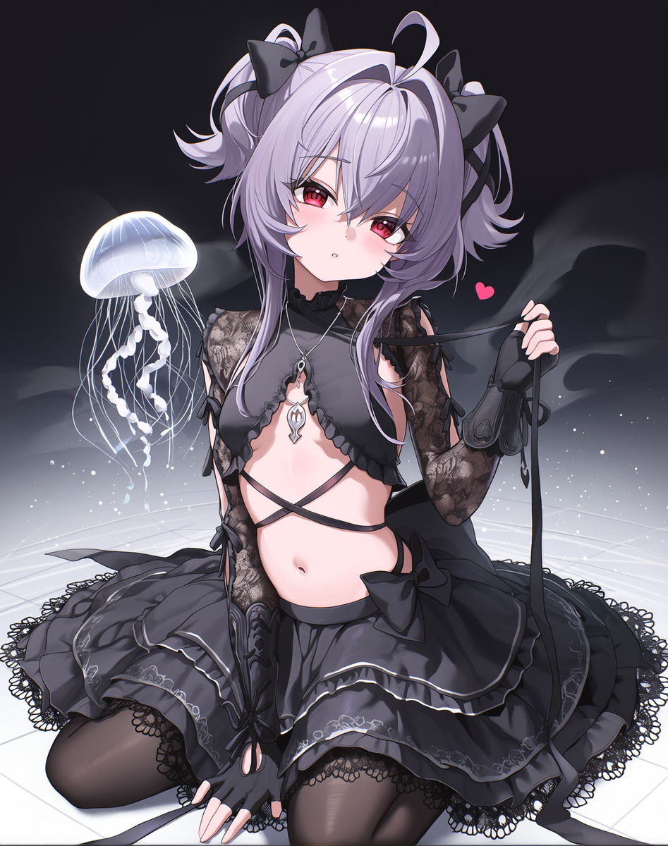This is a pixiv picture whose title is 美しいクラゲ!.
