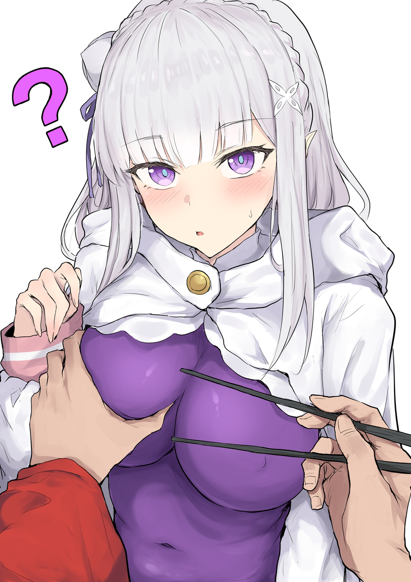 This is a pixiv picture whose title is Emelia got confused by Reid Astr.
