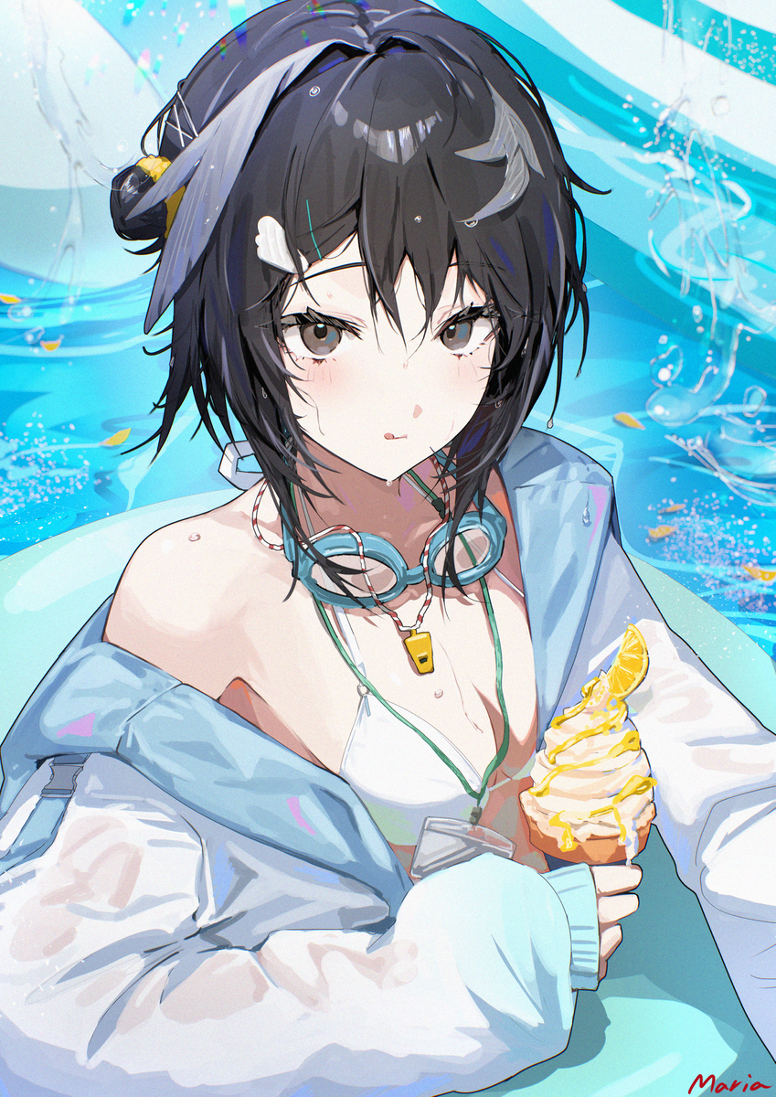 This is a pixiv picture whose title is 無題.