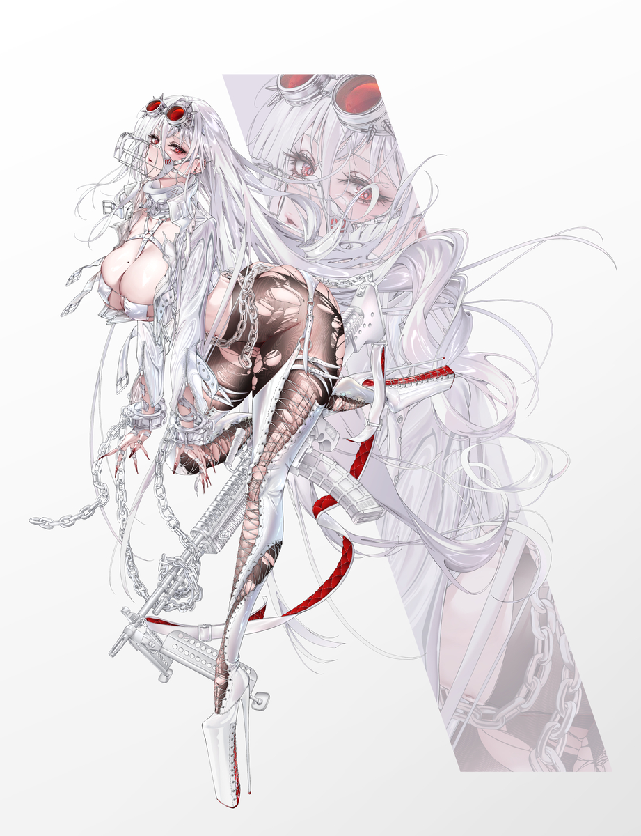 This is a pixiv picture whose title is OC🤍.
