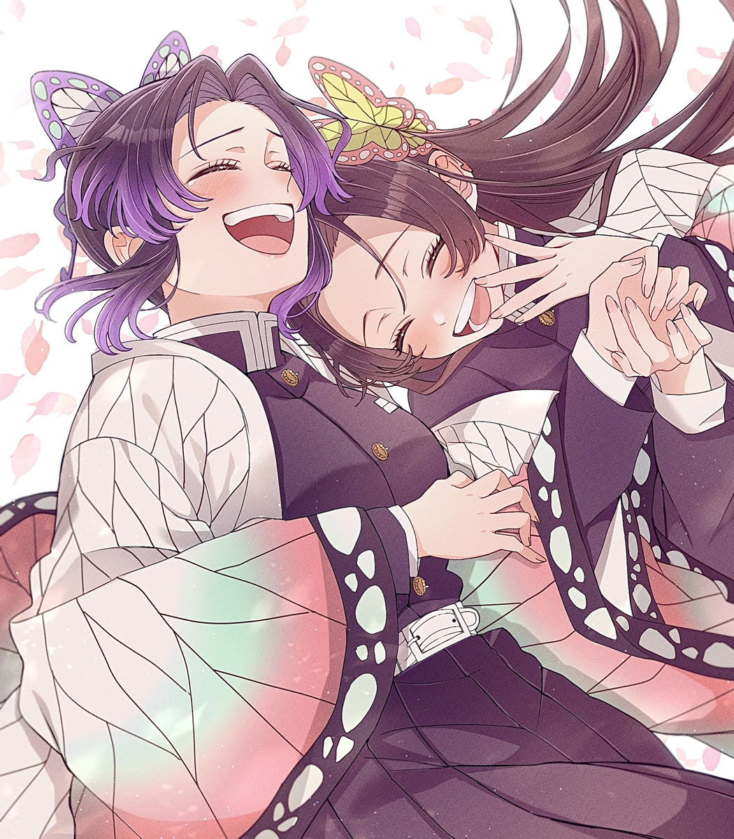 This is a pixiv picture whose title is 胡蝶姉妹.