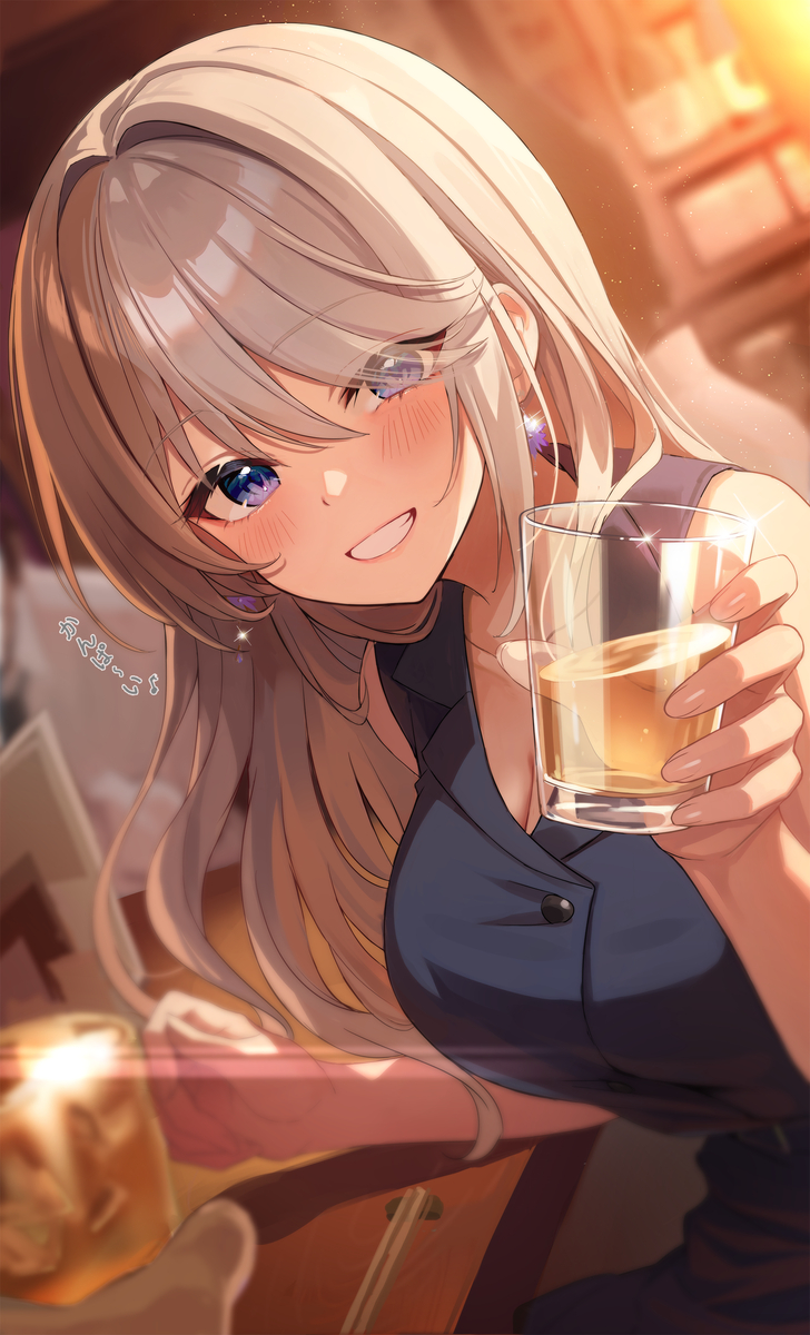 This is a pixiv picture whose title is 「今週も、お疲れさま。」.
