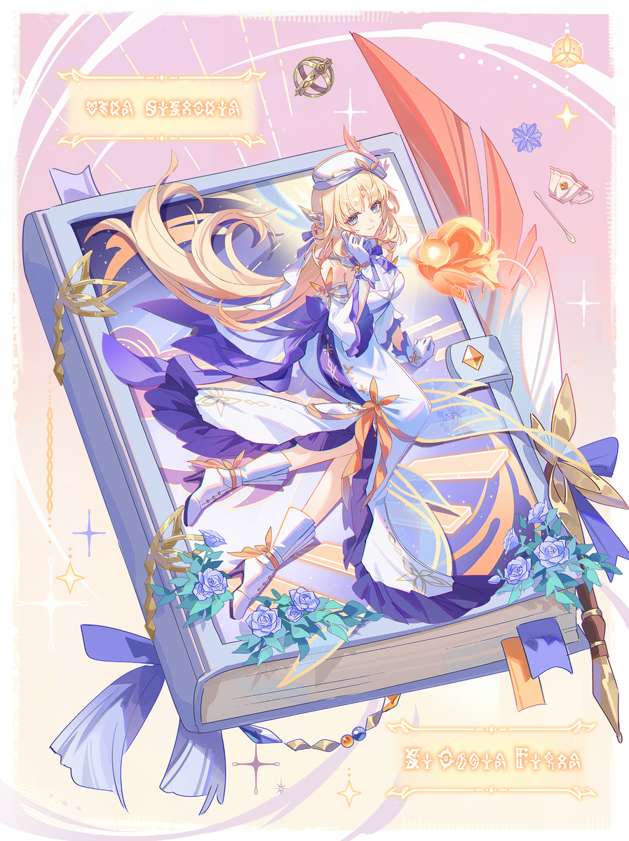 This is a pixiv picture whose title is 📚💜.