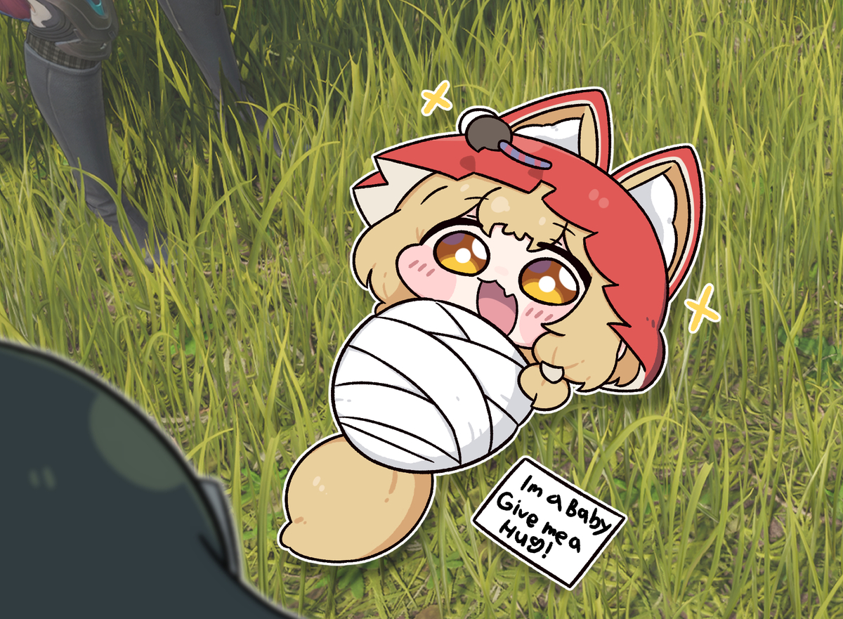 This is a pixiv picture whose title is 아기 로시.