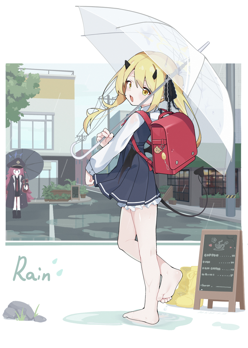 This is a pixiv picture whose title is 🌧.