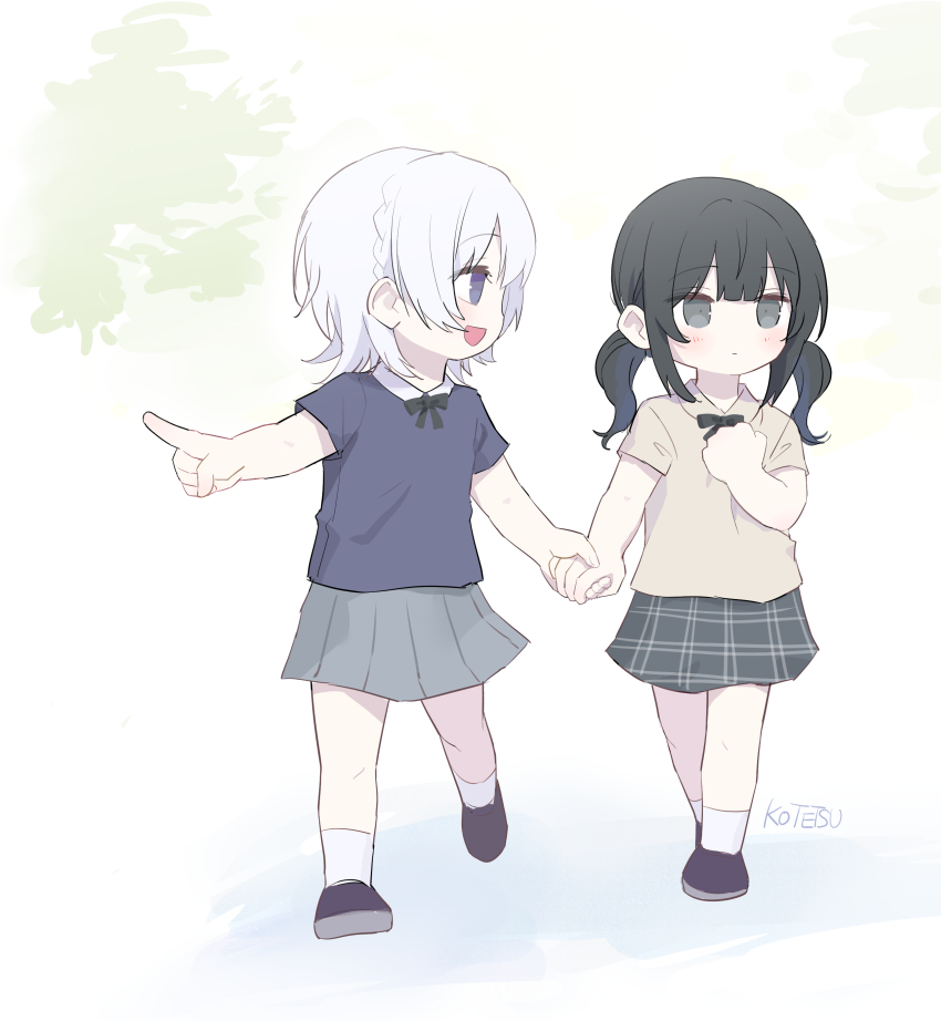 This is a pixiv picture whose title is お姉ちゃんが外に連れ出してくれています.